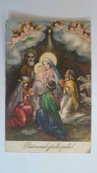 " Rõõmsaid Jõulu pühi!" открытка