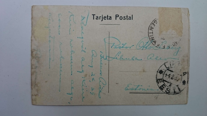 Открытка " Tarjeta Postal "