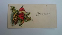 Новогодняя открытка "Häid pühi!"