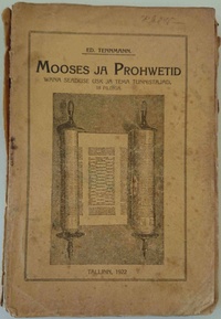 Mooses ja prohwetid 1921 a.