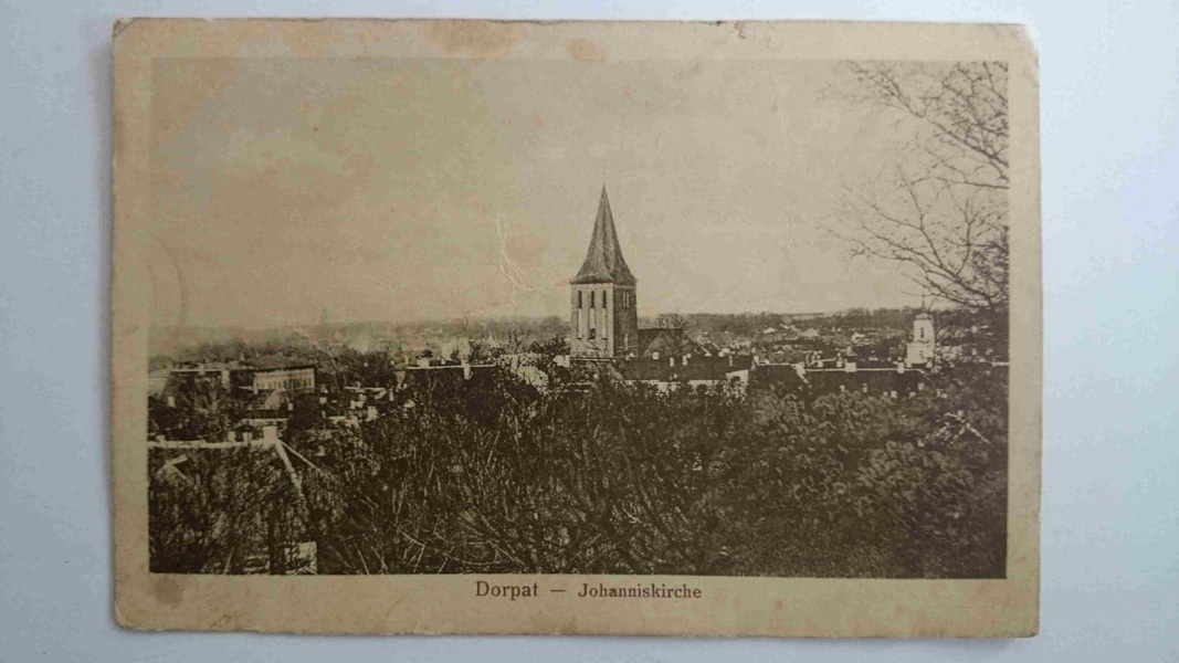 Открытка "Dorpat -  Johanniskirche"